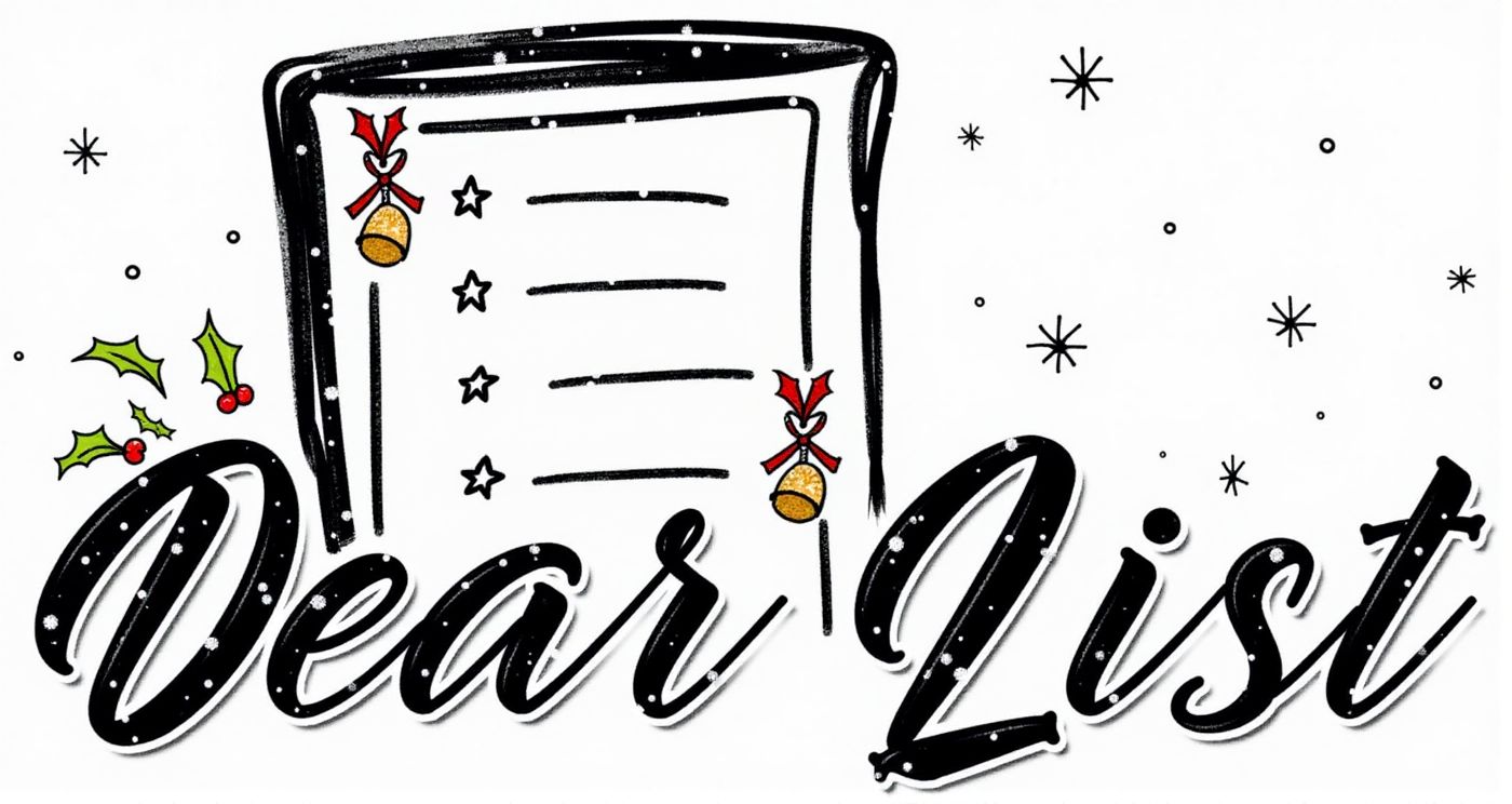 Dear List Christmas logo