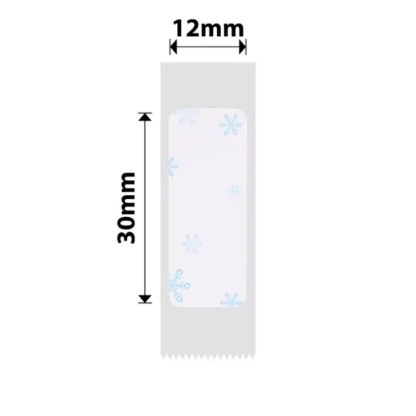 Niimbot Αυτοκόλλητες Ετικέτες Blue Snow σε Ρολό 12x30 mm
