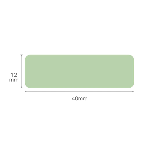 Niimbot 160 Αυτοκόλλητες Ετικέτες Green σε Ρολό 12x40 mm