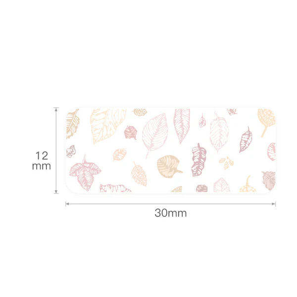Niimbot Αυτοκόλλητες Ετικέτες Maple Leafs σε Ρολό 12x30 mm