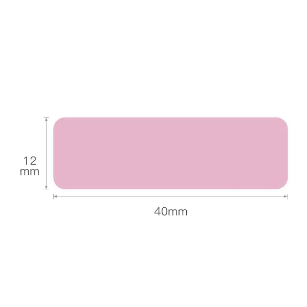 Niimbot 160 Αυτοκόλλητες Ετικέτες Pink σε Ρολό 12x40 mm
