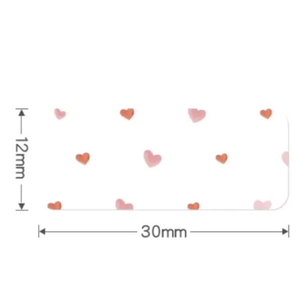 Niimbot 210 Αυτοκόλλητες Ετικέτες Love σε Ρολό 12x30 mm