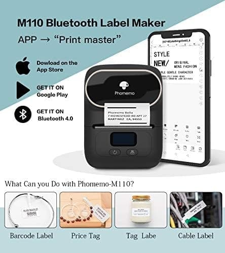Phomemo M110 Φορητός Ετικετογράφος