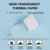 Phomemo Ετικέτες διάφανες 40x60 mm