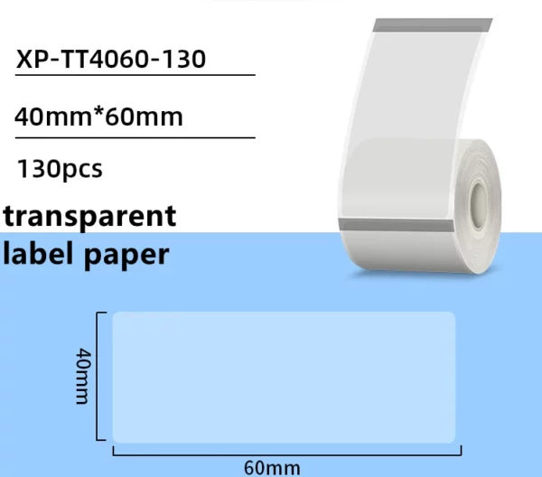 Phomemo Ετικέτες διάφανες 40x60 mm