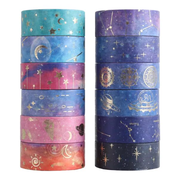 Washi Tapes με θέμα τον Ουρανό (Starry Sky)
