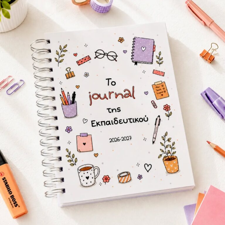 🧡Το journal της εκπαιδευτικού🧡 Ψάχνεις κάτι σοβαρό αλλά όχι βαρετό; Αυτό σκεφτήκαμε κι εμείς…