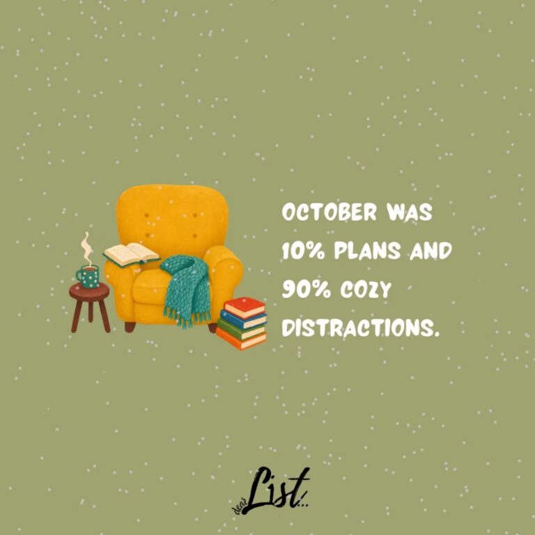 💚𝘾𝙤𝙯𝙮 𝙊𝙘𝙩𝙤𝙗𝙚𝙧🧡 #dearlist #bujo #october #quotesofoctober #planners
